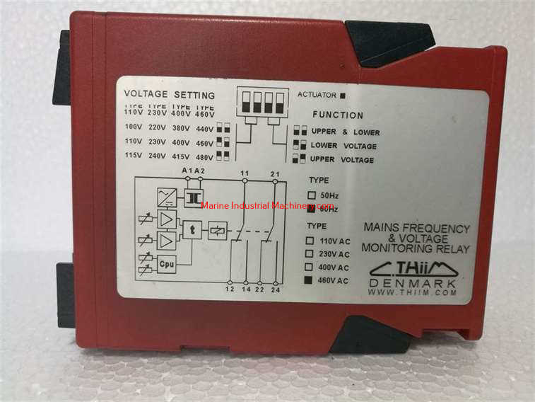 THIIM UFWA F605 B460 AA4C Main Frequency & Voltage Monitoring Relay