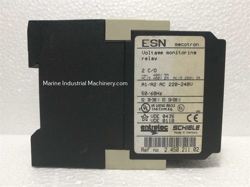 Entrelec Schiele ESN 2.450.211.02 Voltage Monitoring Relay