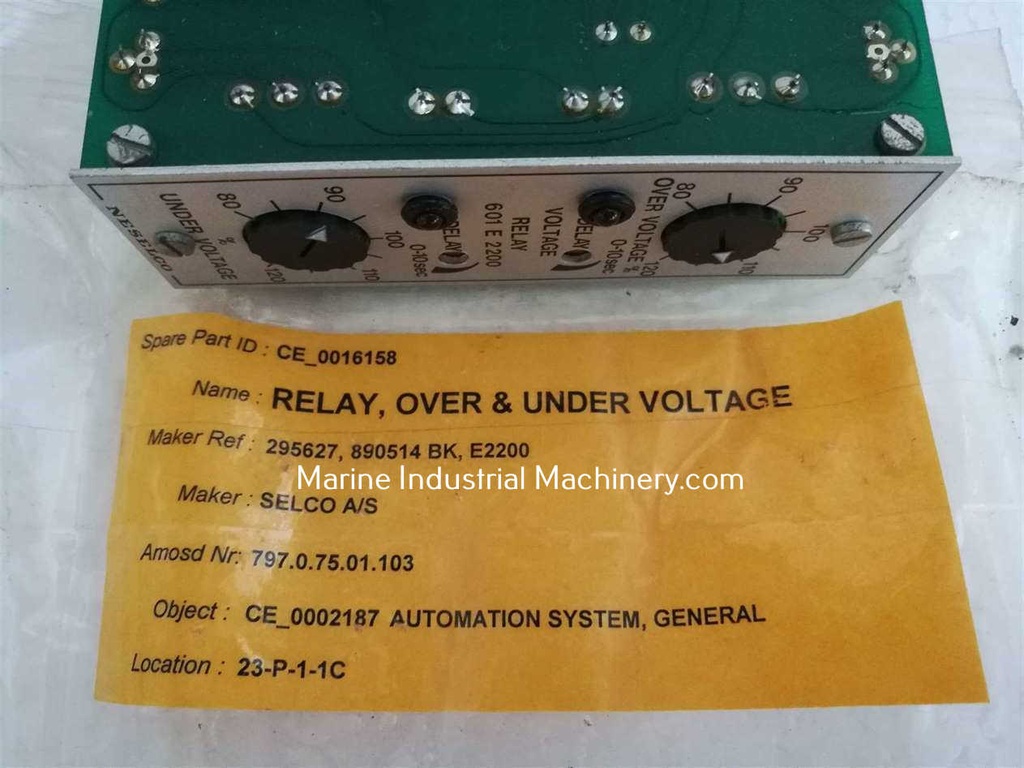 NESELCO 601 E 2200 Delay Voltage Relay