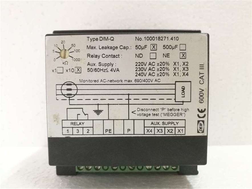 Deif DIM-Q Insulation Monitor 220V