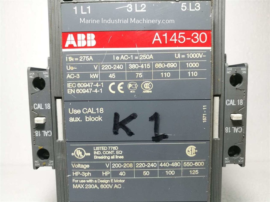 ABB A145-30 Contactor