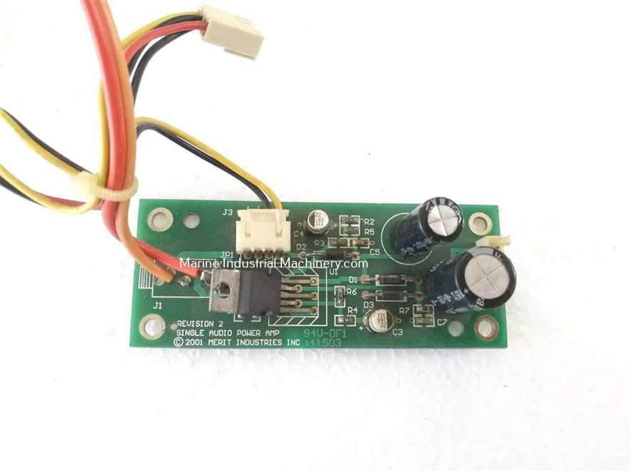 Merit Industries 1503 Single Audio Power AMP Pcb Card