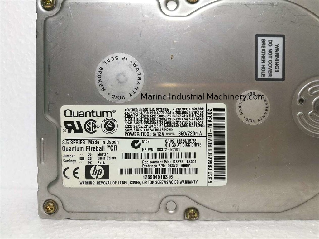 HP D8372-60101 6.4GB Hard Disk Drive