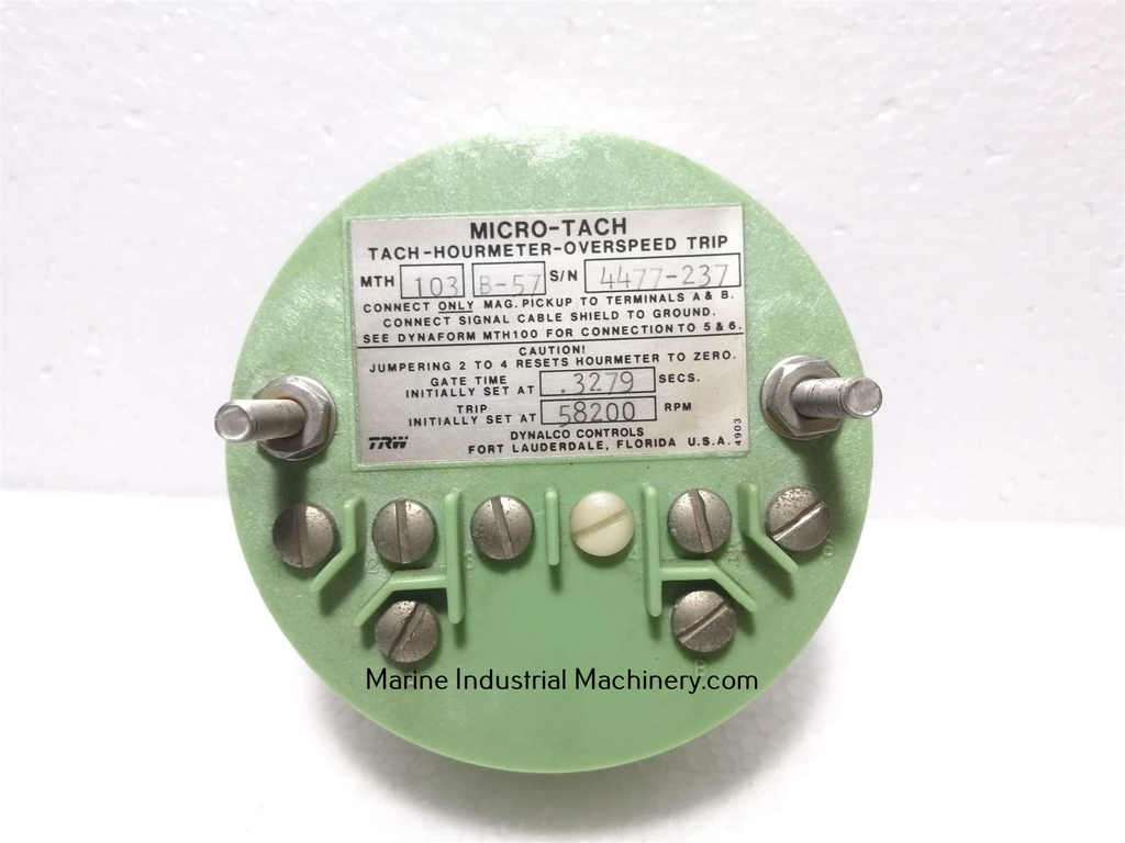 Dynalco MTH 103B Tachometer- Hourmeter-Overspeed Trip