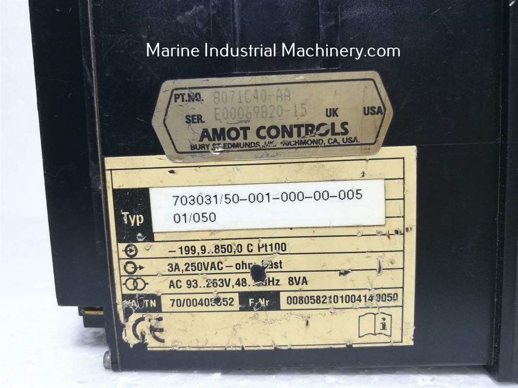Amot Controls 703031/50-001-000-00-005 Compact Microprocessor Controller