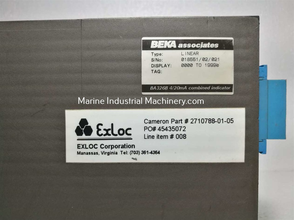 Beka BA326B 4/20mA Combined Indicator (0-20k)