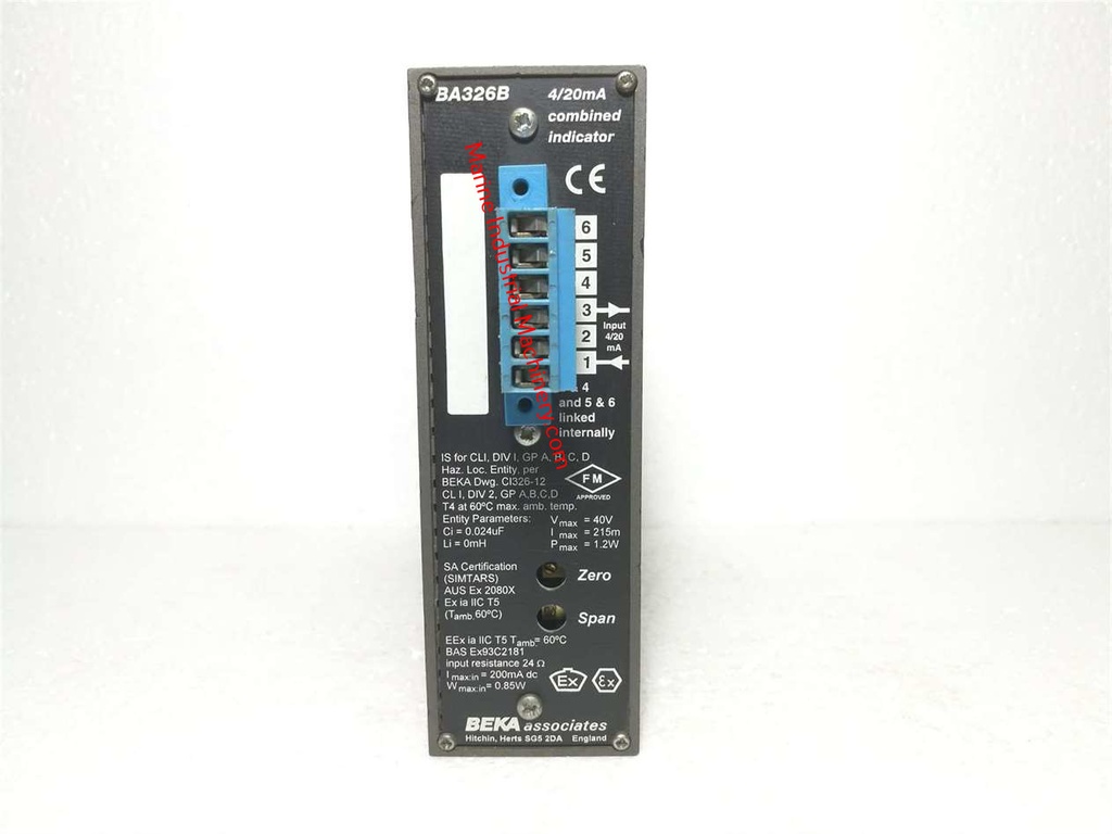 Beka BA326B 4/20mA Combined Indicator (0-20k)
