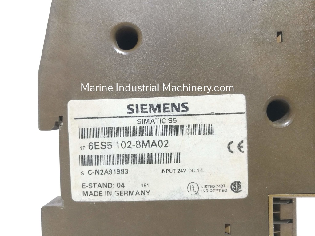 Siemens Simatic S5-100U CPU 102 6ES5 102-8MA02 CPU Module