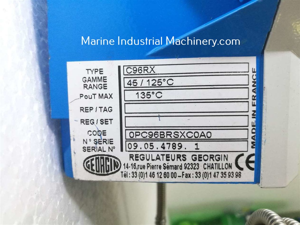 Georgin C96RX Regulateurs