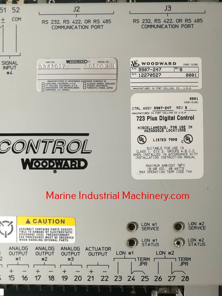 Woodward 828 Digital Control