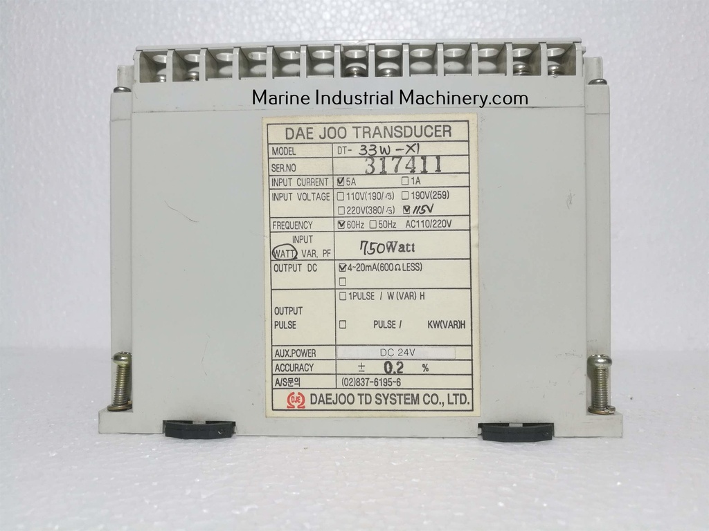 DAE JOO DT-33W-X1 Transducer