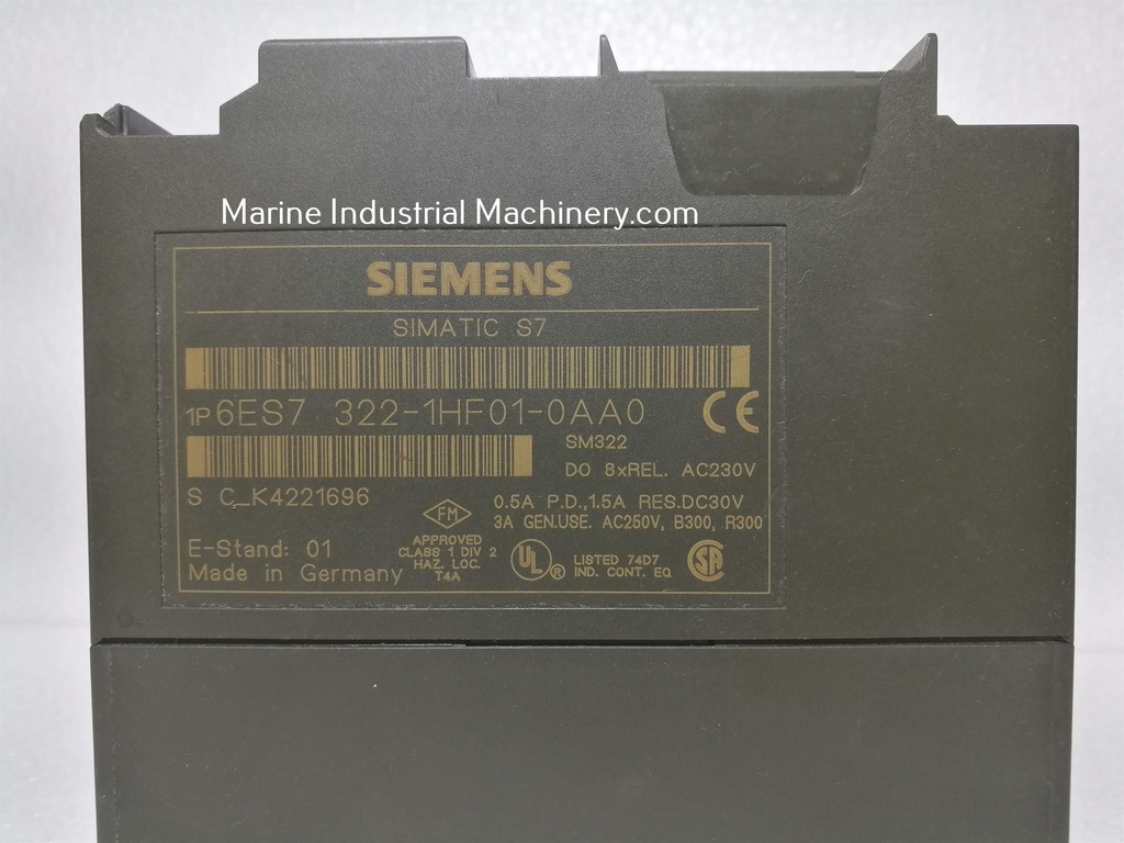 Simens SIMATIC S7 6ES7 322-1HF01-0AA0 Relay Output Module