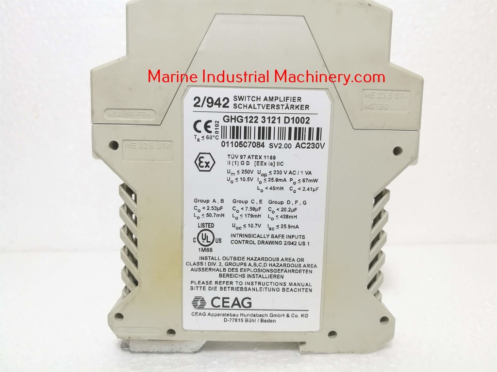 CEAG 2/942 Switch Amplifier