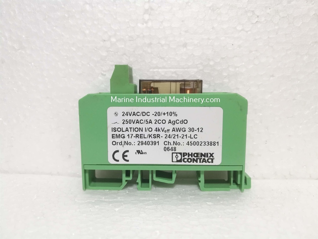 Phoenix Contact EMG 17-REL/KSR-24/21-21-LC Relay Module