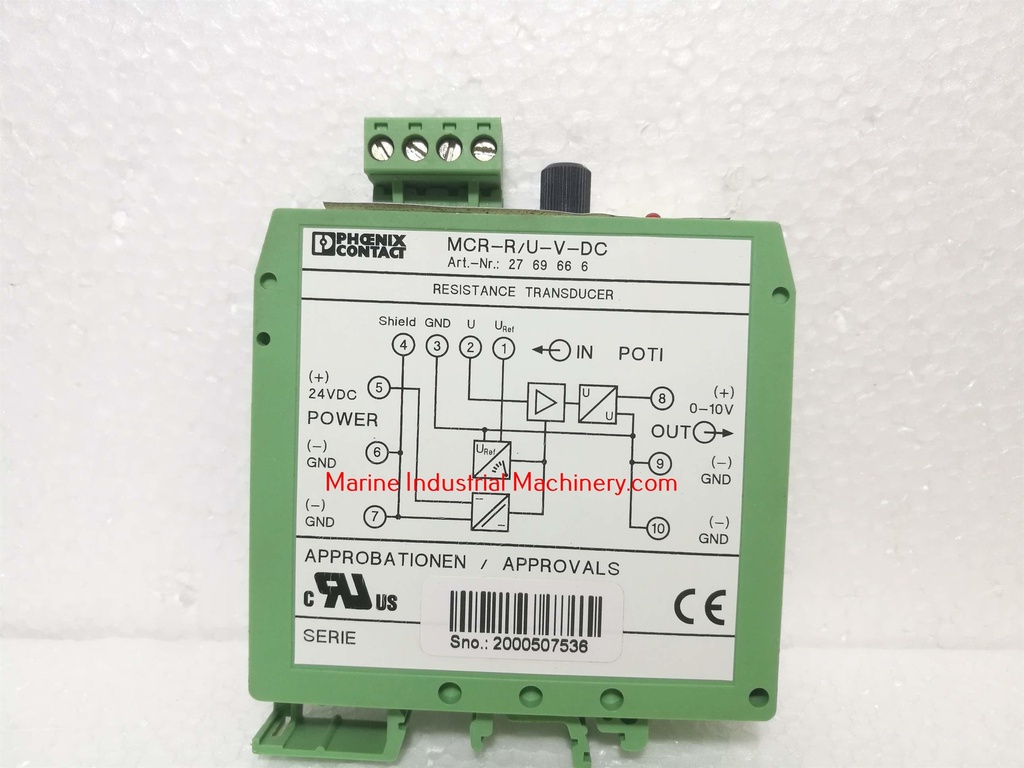 Phoenix Contact MCR-R/U-V-DC Resistance Transducer