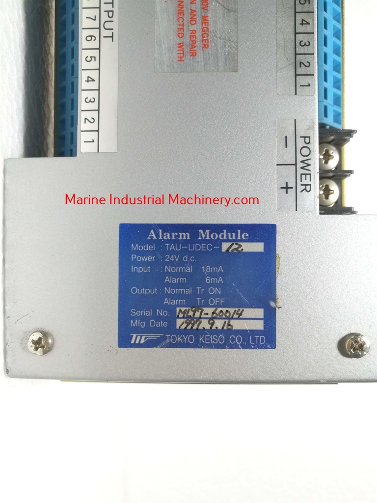 Tokyo Keiso TAU-LIDEC-12 Alarm Module