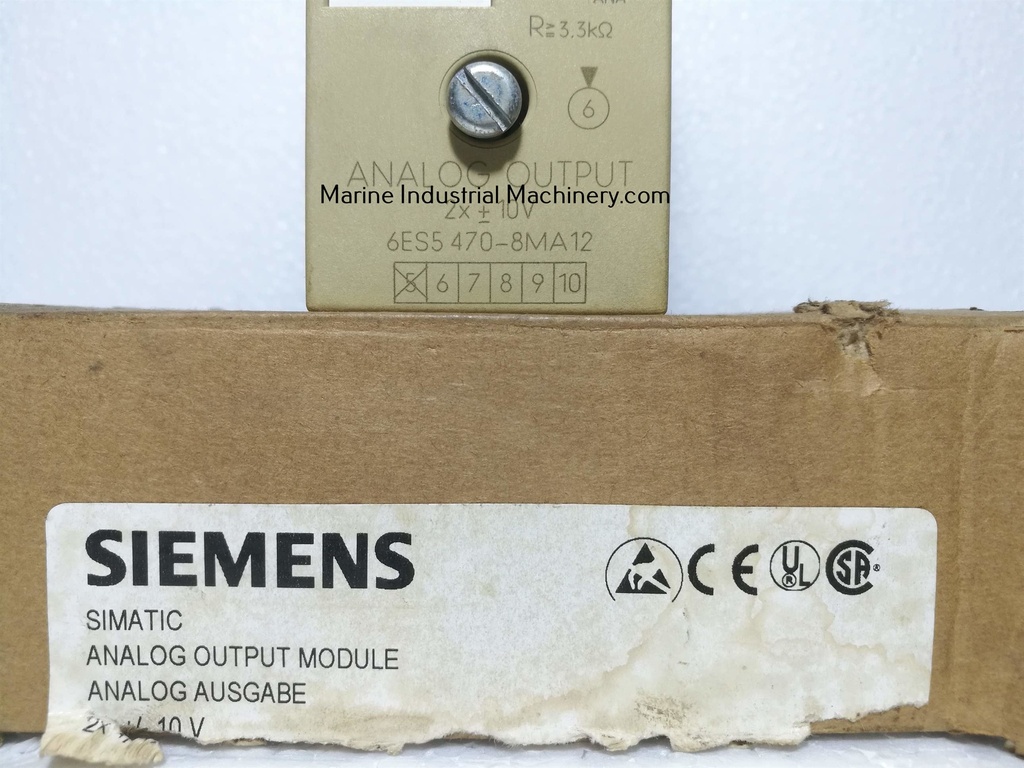 Siemens Simatic 6ES5 470-8MA12 Analog Output Module