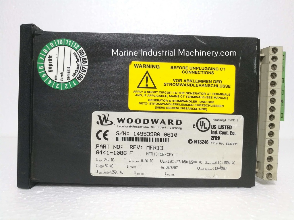 Woodward MFR 1 Multifunction Relay