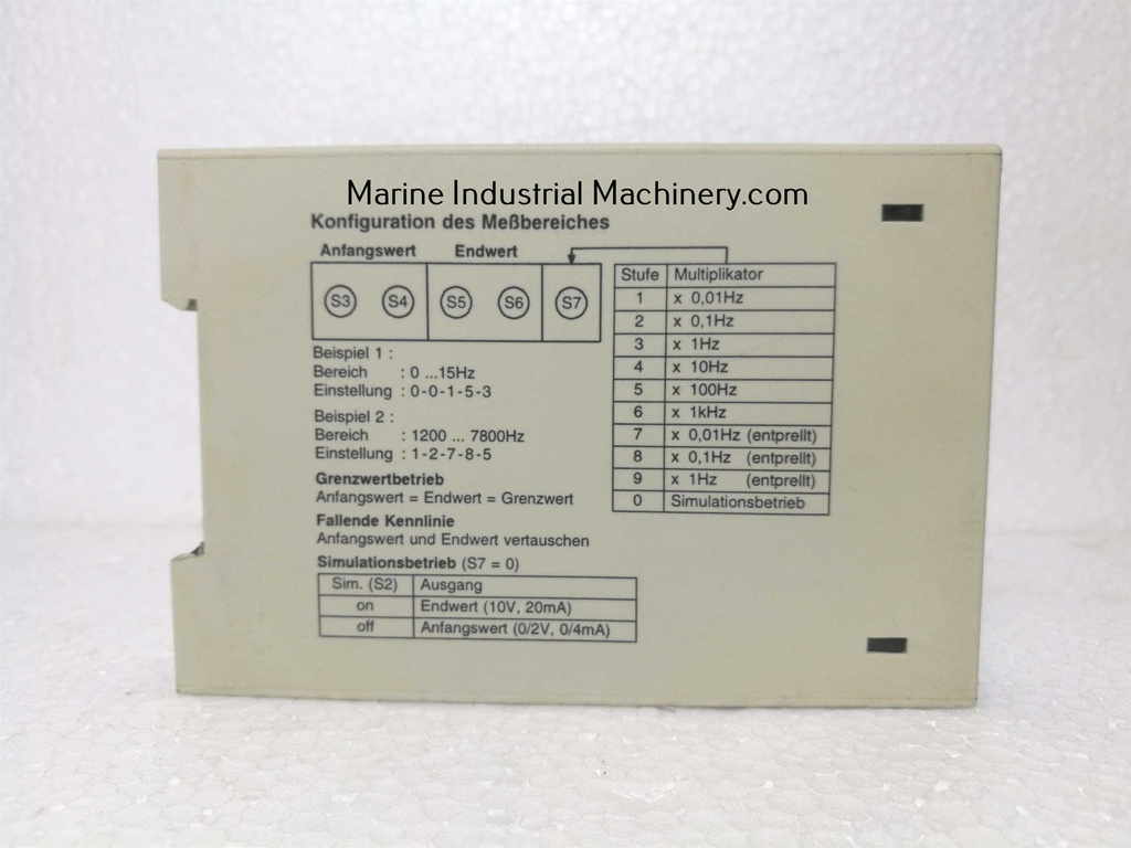 Martens FT500-70-5-99 Frequency Analog Transmitter