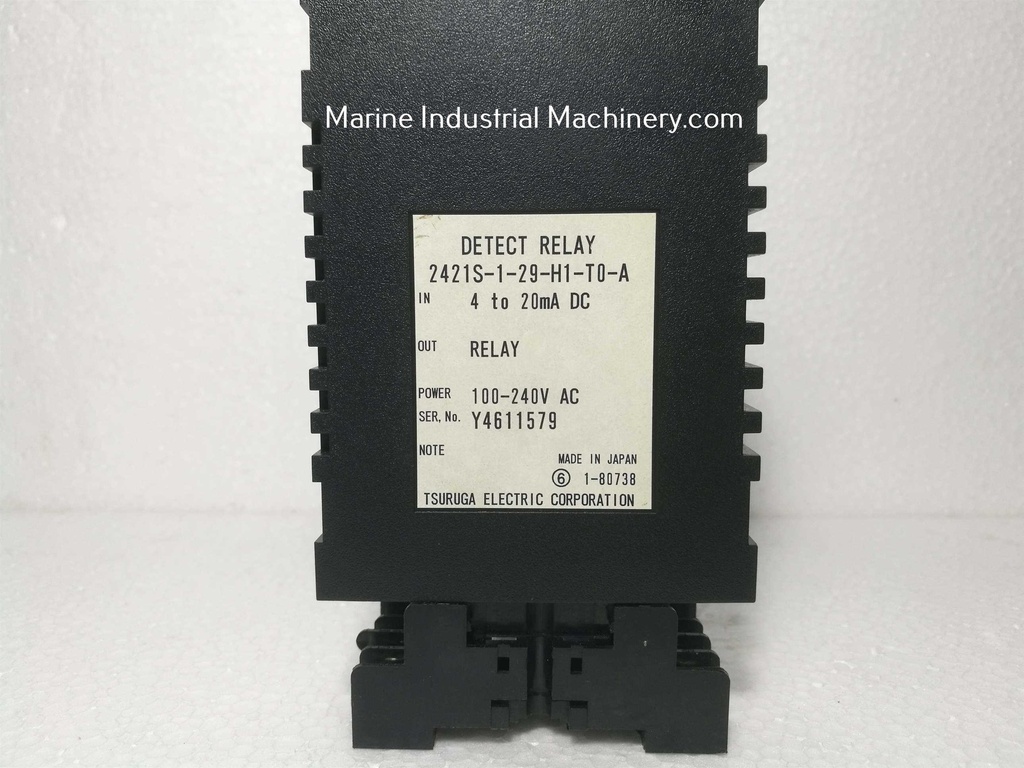 Tsuruga Electric 2421S-1-29-H1-T0-A Detect Relay