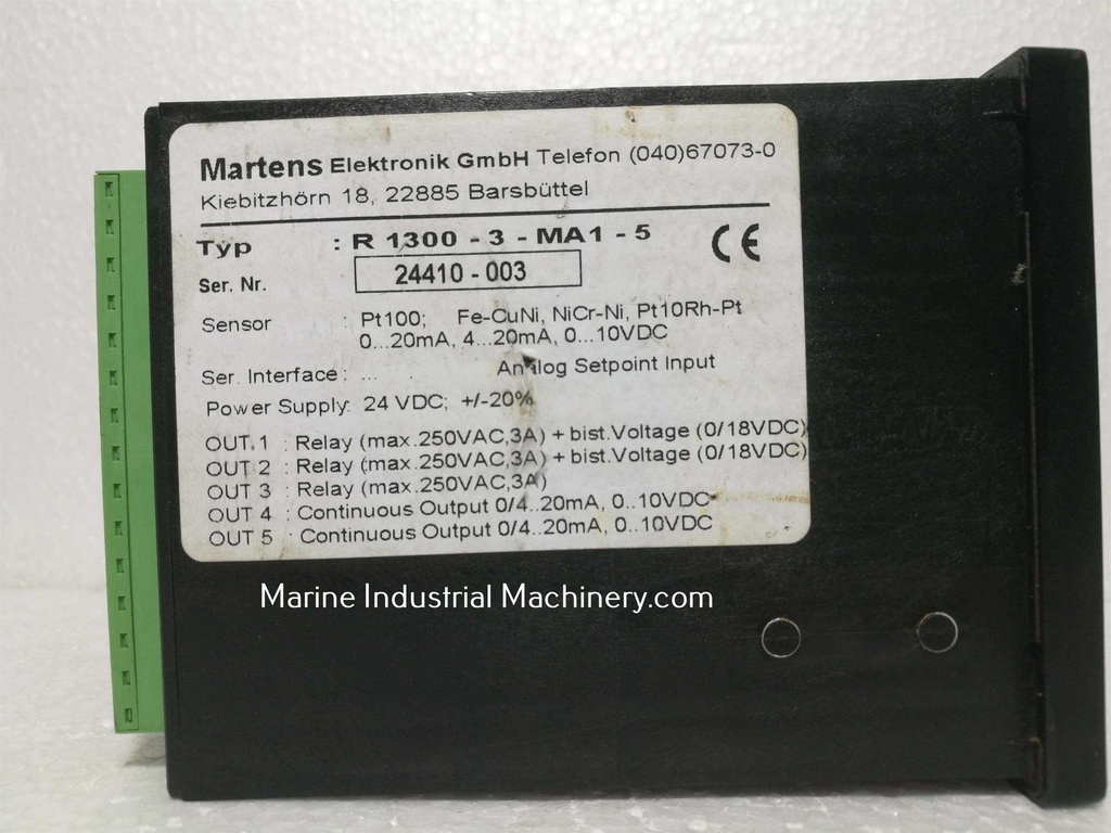 Martens Elektronik R 1300 Temperature Controller