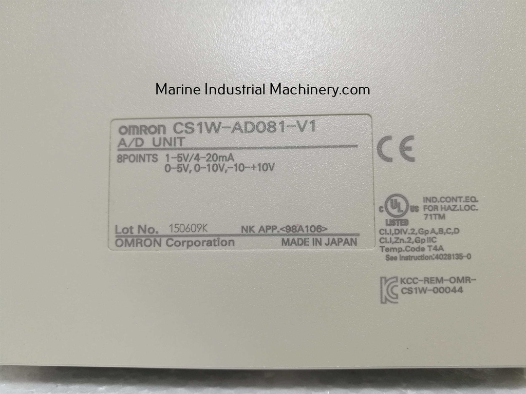 Omron CS1W-AD081-V1 A/D Unit