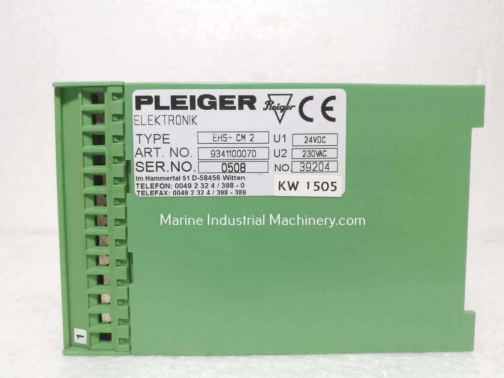 Pleiger EHS-CM 2 Control Module