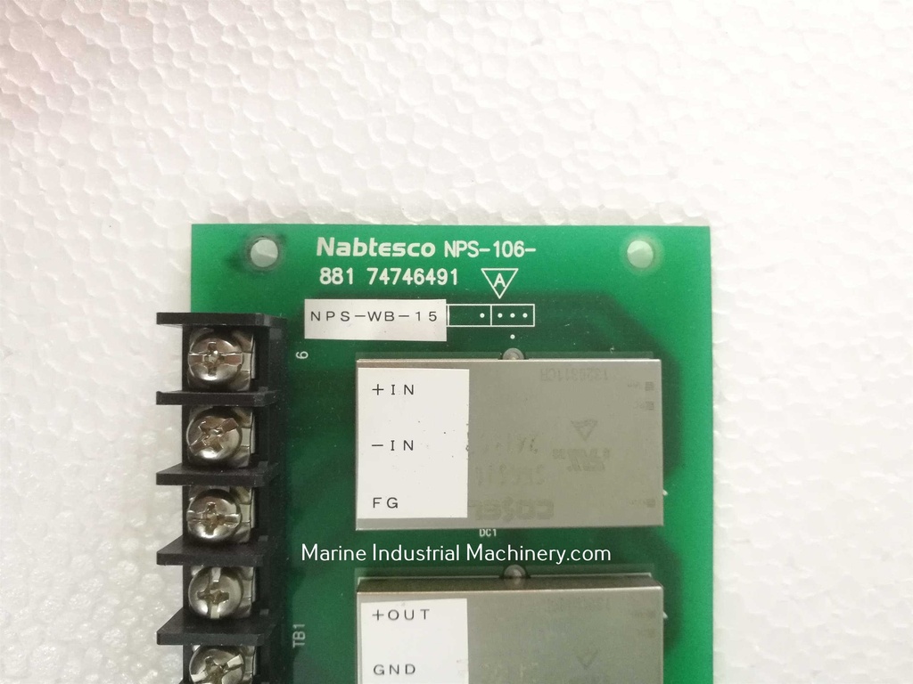 Nabtesco NPS-106-881 74746491 PCB Card