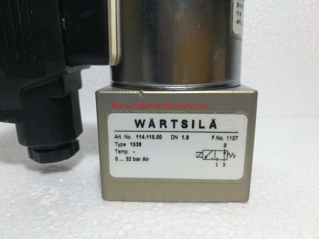 Wartsila 2A27 3/2-Way Solenoid Valve