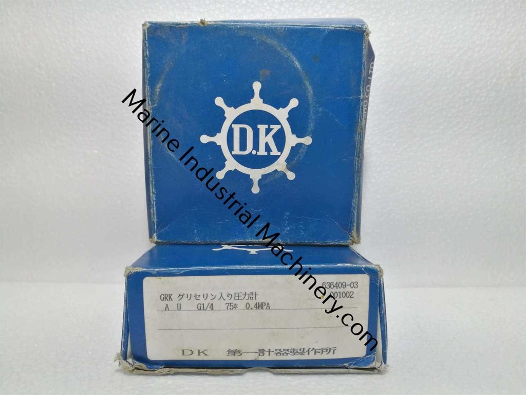 Daiichi Keiki-Hyogo AU G1/4 75 Pressure Gauge(0-0.4MPa)