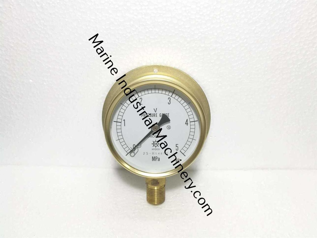 Daiichi Keiki-Hyogo BVT G3/8 75 Pressure Gauge (0-5MPa)