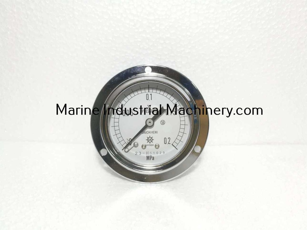 Daiichi Keiki-Hyogo FD VU G1/4 60 Pressure Gauge(0-0.2MPa)