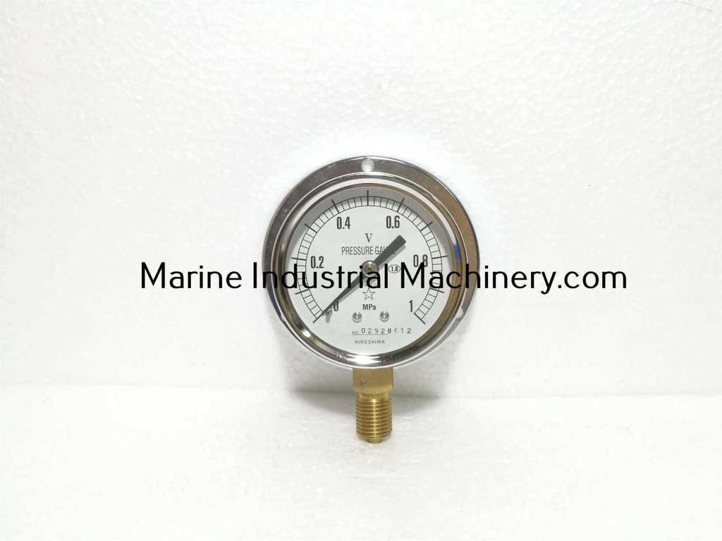 Daito Keiki BT 1/4 60 Pressure Gauge (0-1MPa)