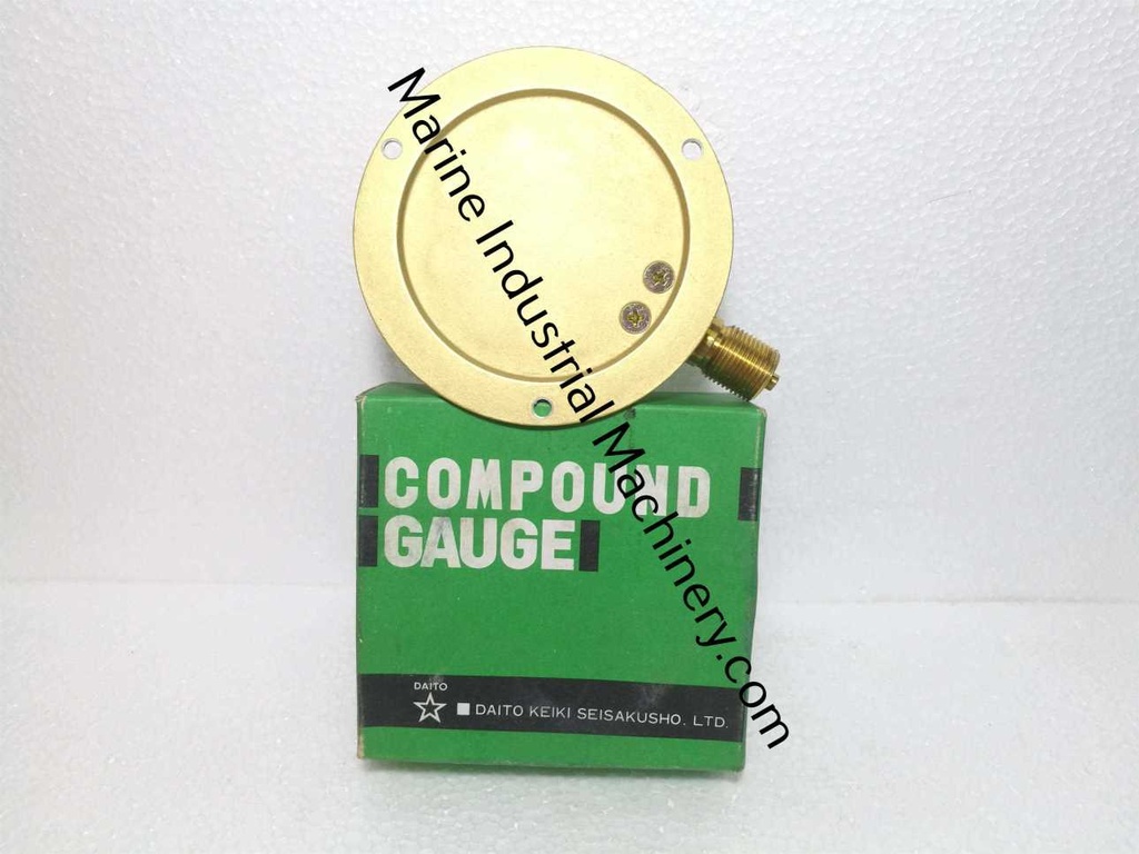 Daito Keiki BU 38 75 Compound Gauge (-0.1-0.4MPa)