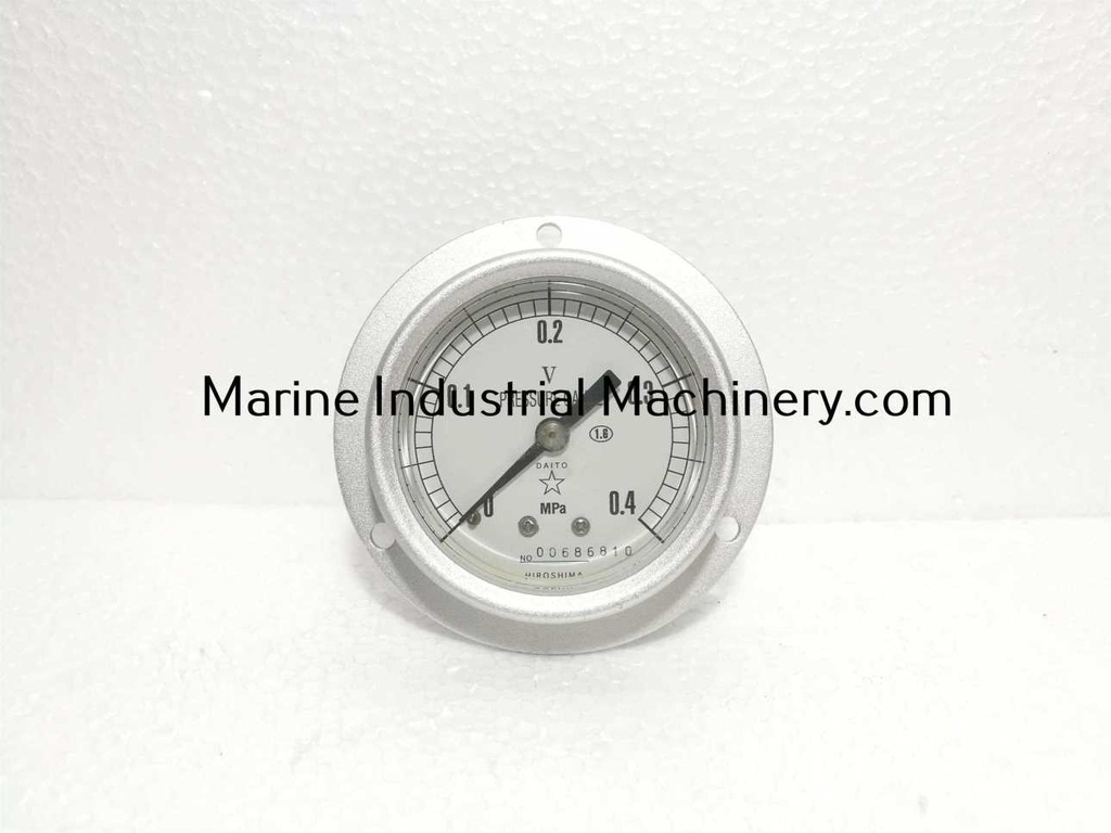 Daito Keiki DU 1/4 60 Pressure Gauge (0-0.4MPa)