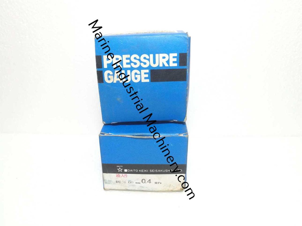 Daito Keiki DU 1/4 60 Pressure Gauge (0-0.4MPa)