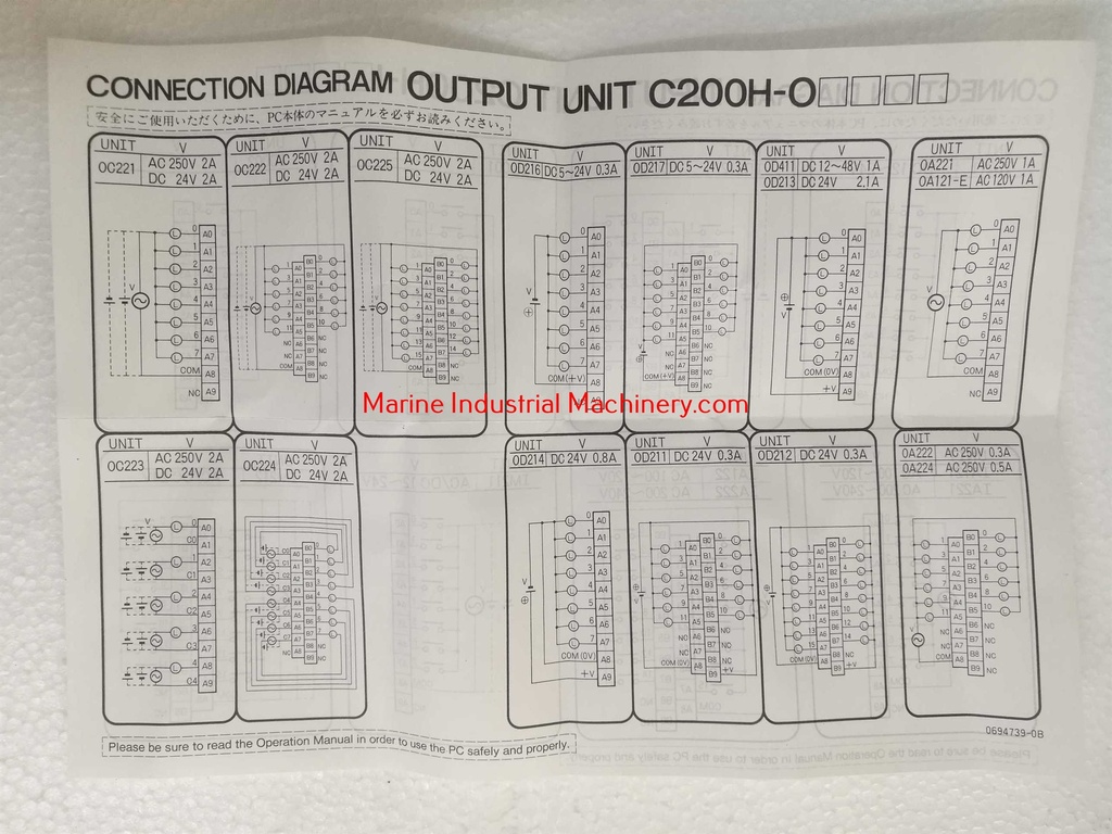 Omron C200H-0D211 Output Unit