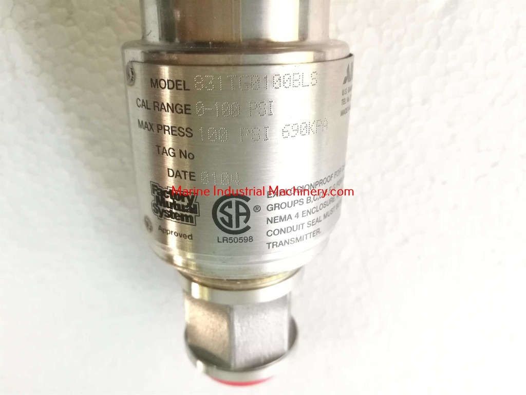 Ametek 831TG0100BLS Pressure Transmitter