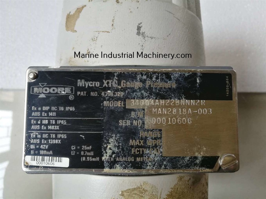 Moore Mycro-XTC 34064AH22BNNN2R Gauge Pressure