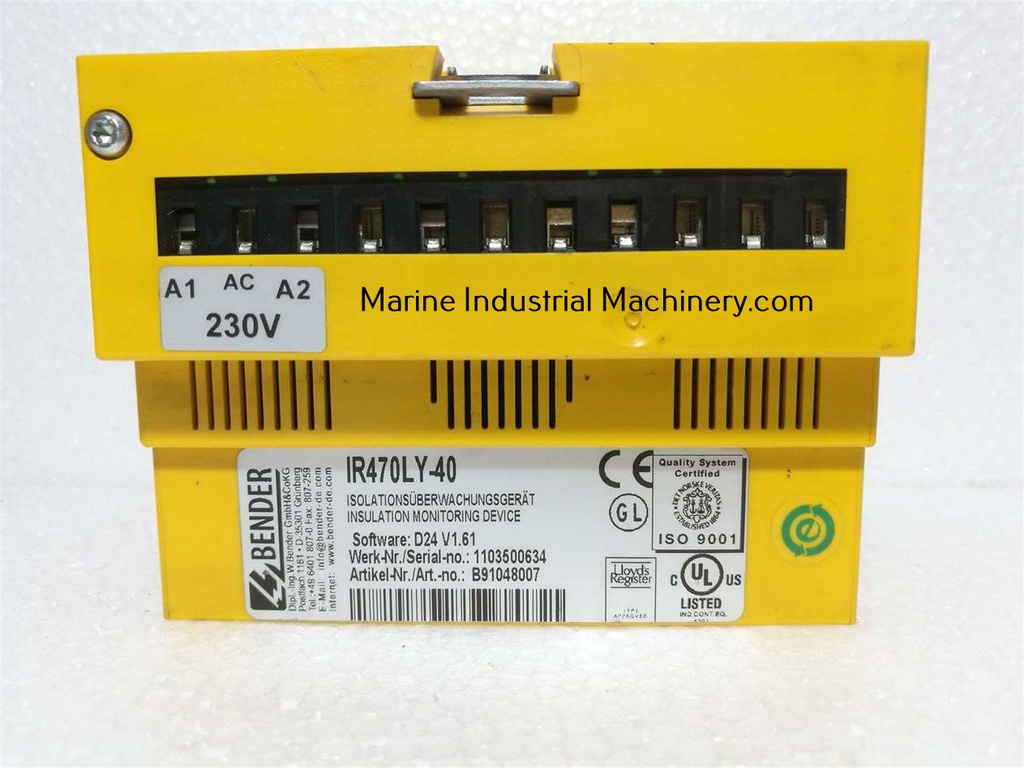 Bender IR470LY-40 Insulation Monitoring Device