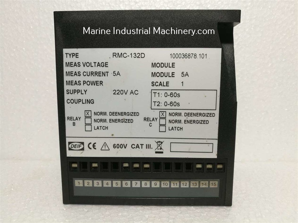 Deif RMC-132D Undercurrent & Overcurrent Relay