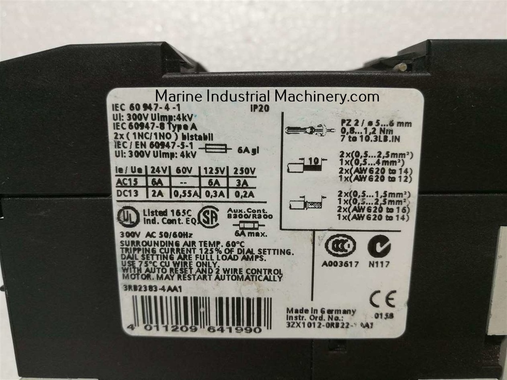 Siemens 3RB2383-4AA1 Evaluation Control Unit