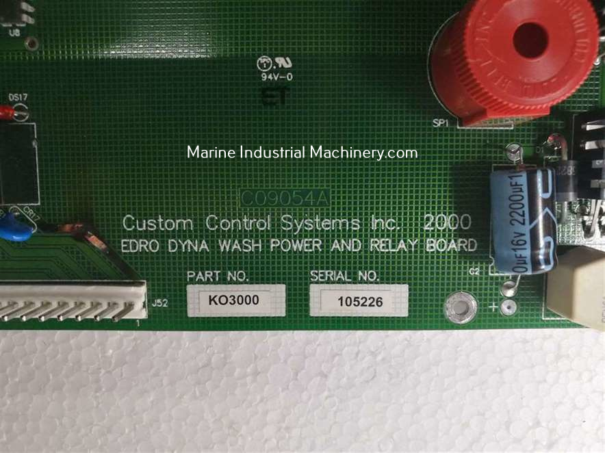Custom Control K03000 Edro Dyna wash power and relay board