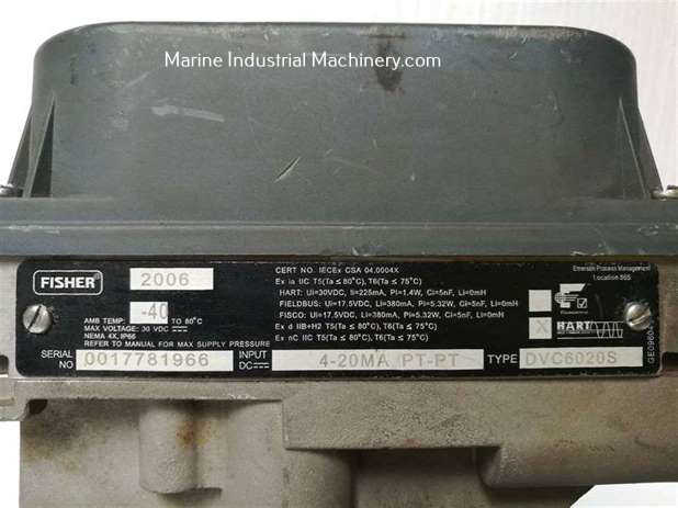 Fisher Fieldvue DVC6020S Positioner Valve