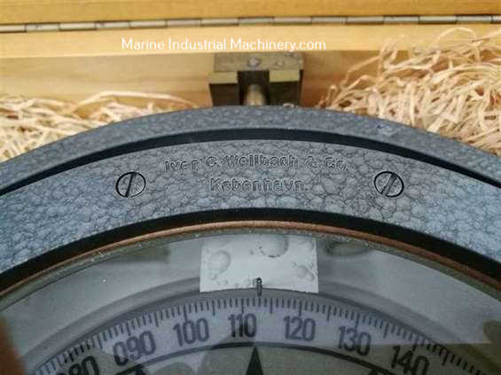 Iver C. Weilbach VRC-I-782 antique bronza Ship Compass