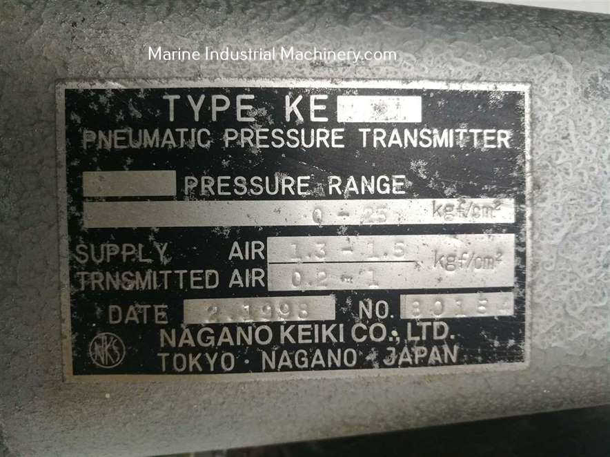 Nagano Keiki KE 21 Pneumatic Pressure Transmitter (0-350 bar)