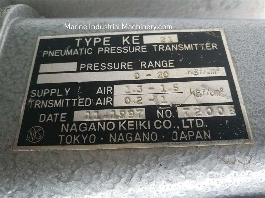 Nagano keiki KE21 Pneumatic Pressure Transmitter (0-20 kgf/cm²)