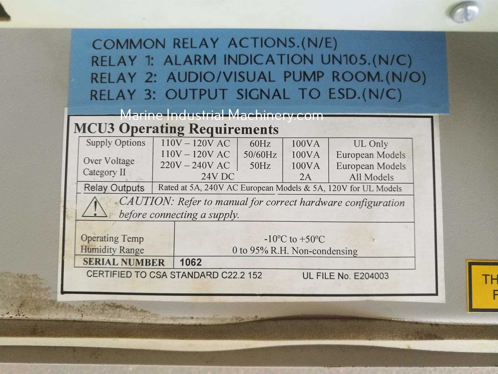 SSC MCU3 Environmental Monitoring System