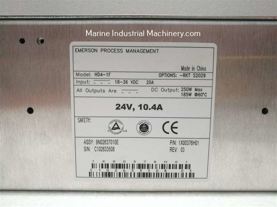 Emerson,Magnetek,Ovation HD4-1F Power Supply