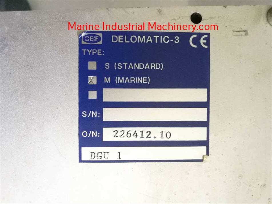 Deif Delomatic-3 DGU 1 Generator Control Panel